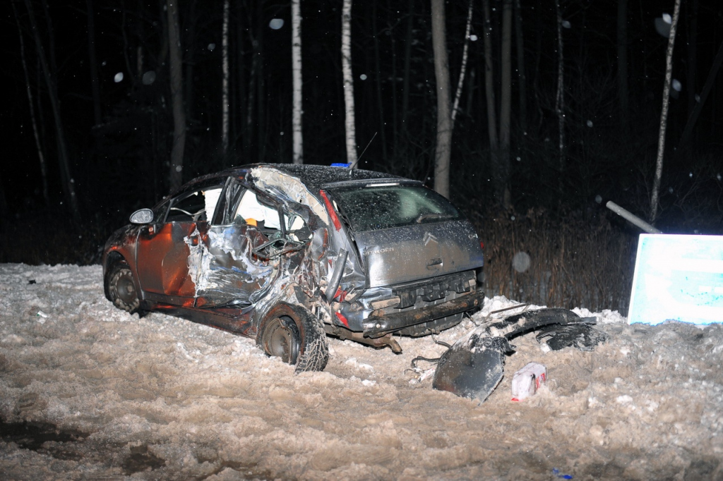 авария под Дзержинском, разлился битум 31 января