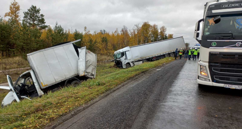 Пять машин столкнулись на трассе М7 в Нижегородской области