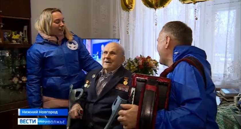 Ветеран из Нижегородской области празднует 102-й день рождения