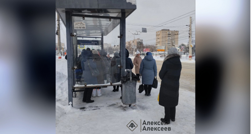 Низкие температуры и пробки в Дзержинске устроили проблемы в общественном транспорте