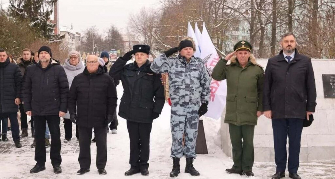 В Дзержинске почтили память участников первой Чеченской войны