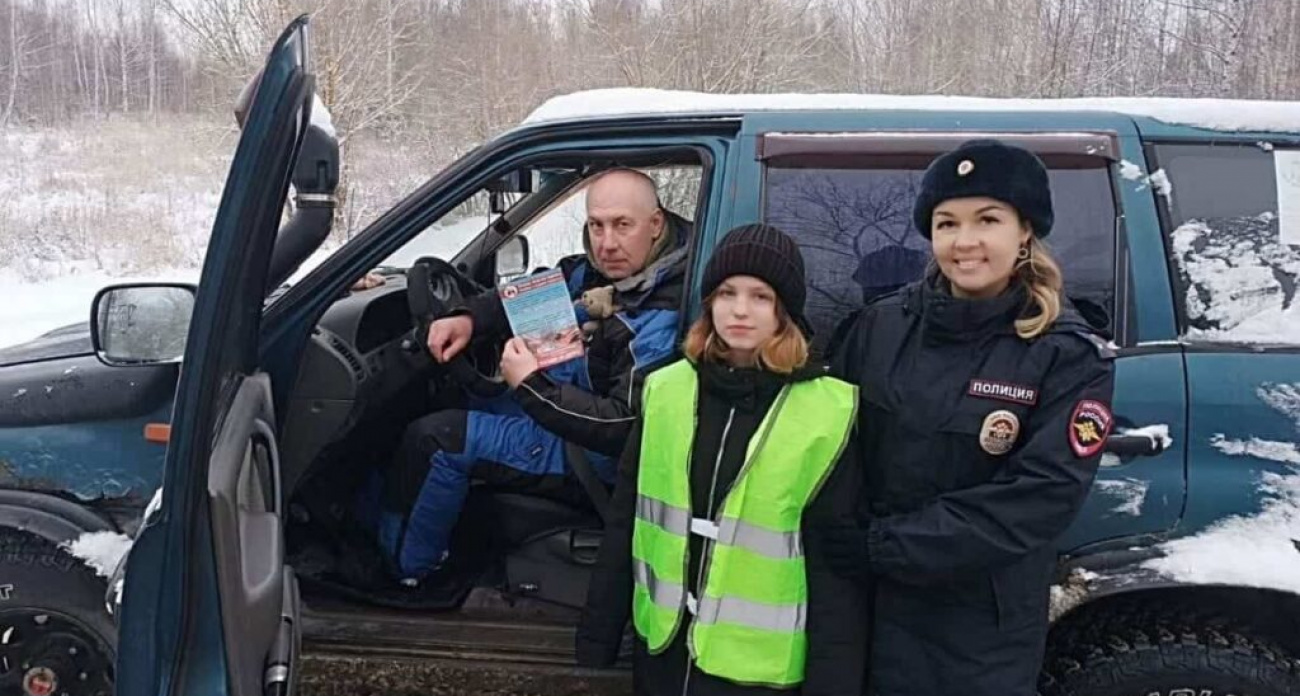 В Дзержинске школьники и ГИБДД провели акцию против пьяных водителей