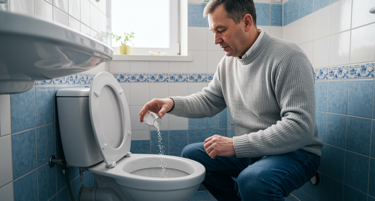 Почему стоит класть соль в унитаз. Полезный совет для хозяйки