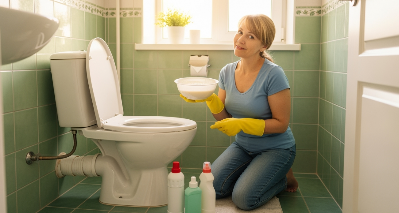 3 ложки на 2 стакана — и унитаз блестит как новый: ни мочевого камня, ни ржавчины — секрет