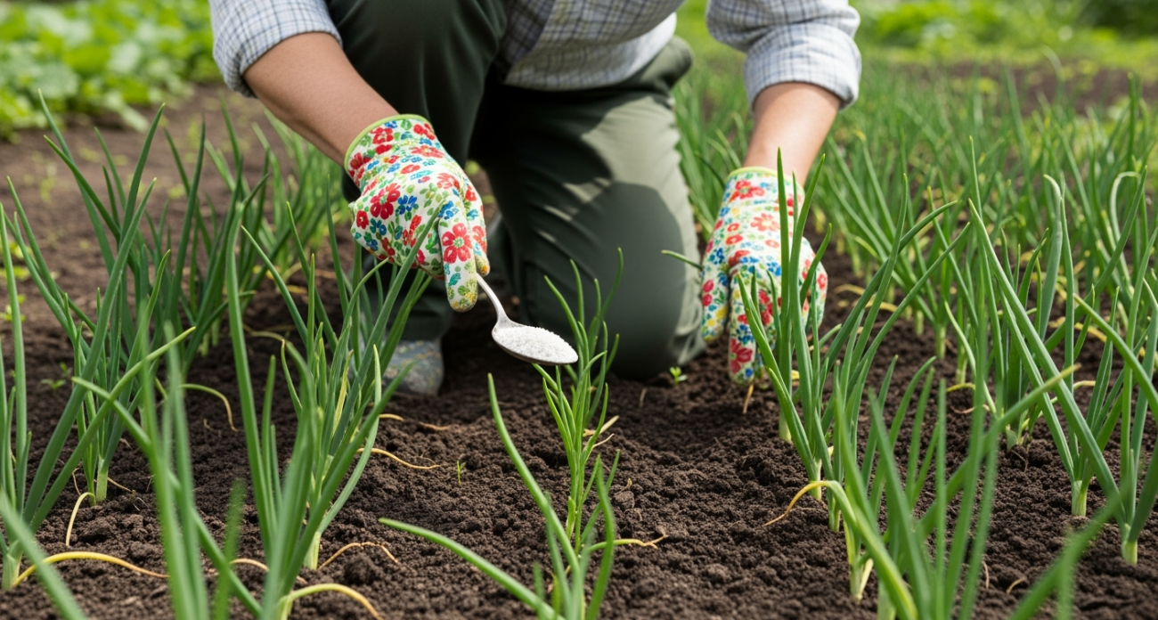 Луковица размером с кулак: подкармливаем лук в июле, и он порадует щедрым урожаем