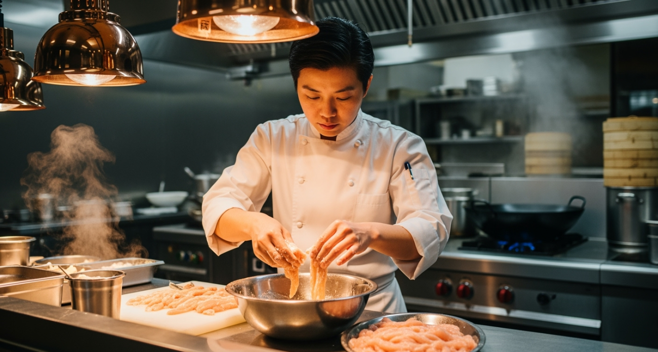 Секрет нежной курицы в китайских ресторанах: техника велветинга для дома