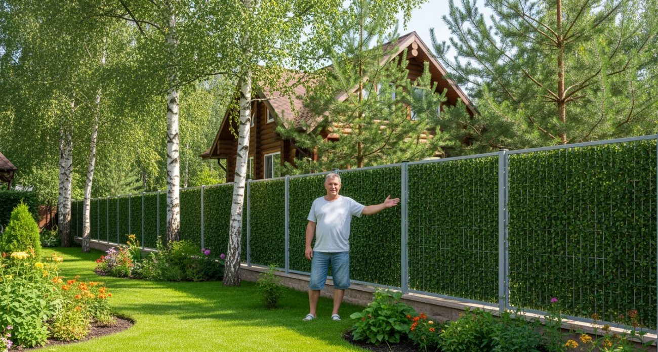 Идеальное ограждение для вашего участка: профлист уходит в прошлое — новый эстетичный способ создать приватность на даче