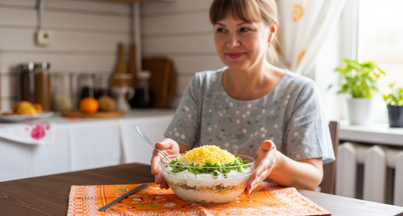 Салат «Галинка»: мои вкусовые рецепторы в полном восторге