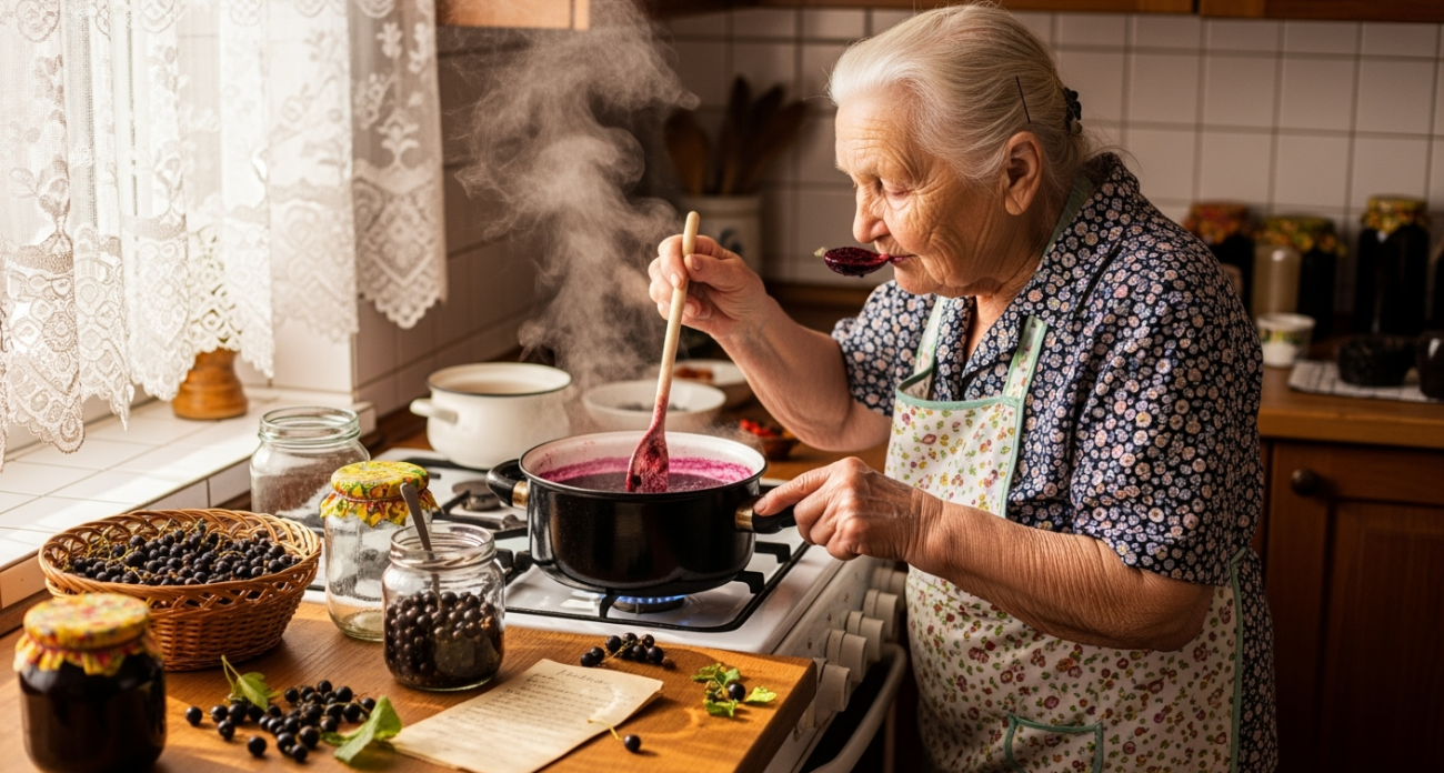 Проверила - лучше нет: варенье из черной смородины по старинному рецепту. Перетертая смородина - не то, пятиминутка - тоже не то