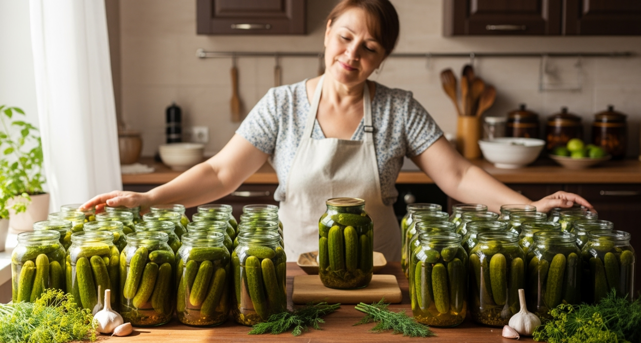 Всего 2 часа мне потребовалось, чтоб закатать 24 банки огурцов - все кто их пробовал, готовят только так. Особый рецепт