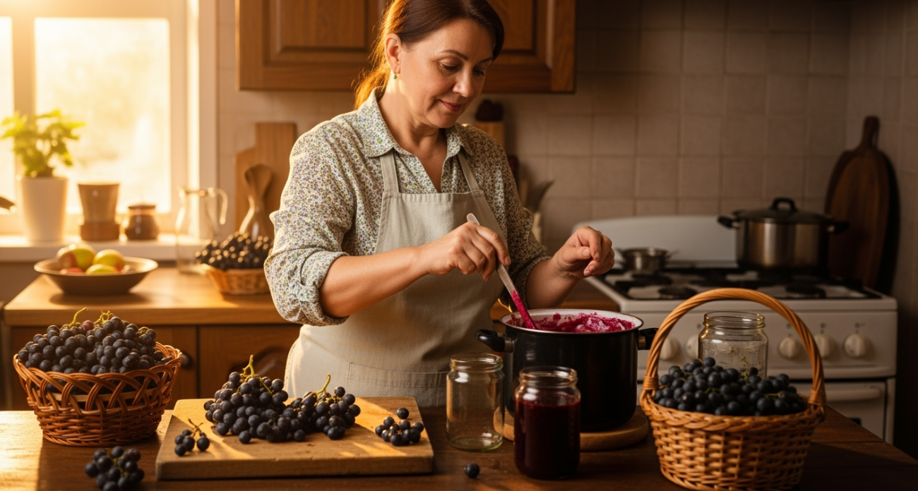 Подруга с Юга открыла секрет: виноградное варенье как деликатес - готовлю теперь постоянно