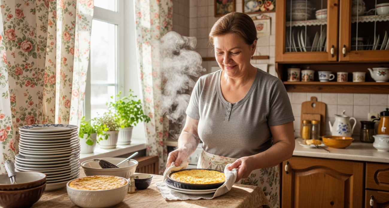 Секрет детсадовской творожной запеканки: повторите незабываемый вкус детства дома за 30 минут