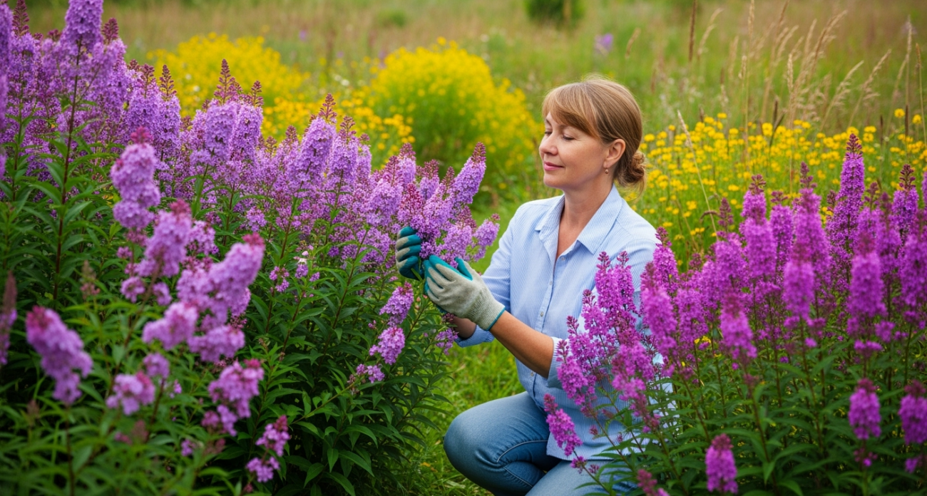 Этот многолетник затмит все цветы: пышные лиловые облака цветут до октября