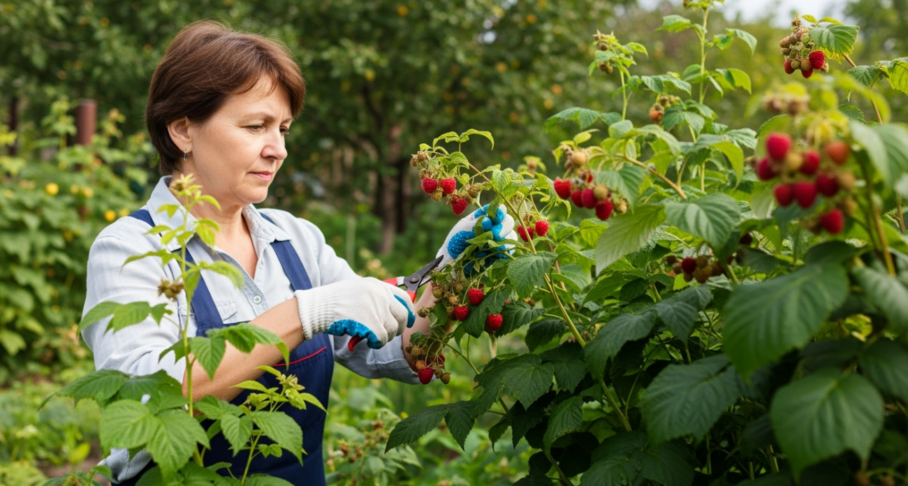 Обновляю малину в августе вместо покупки саженцев — экономлю кучу денег и получаю тройной урожай