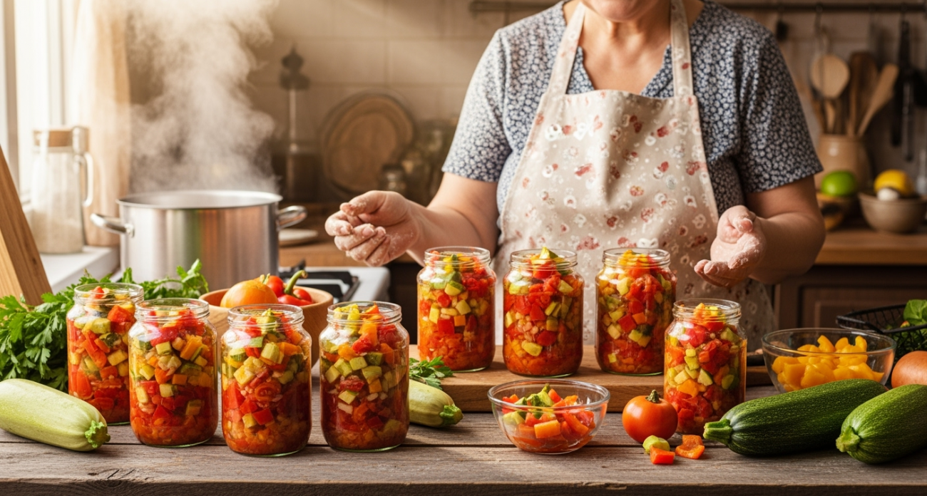 Овощное лечо за 5 минут — шикарная закуска даже на праздник: 20 банок на зиму будет мало