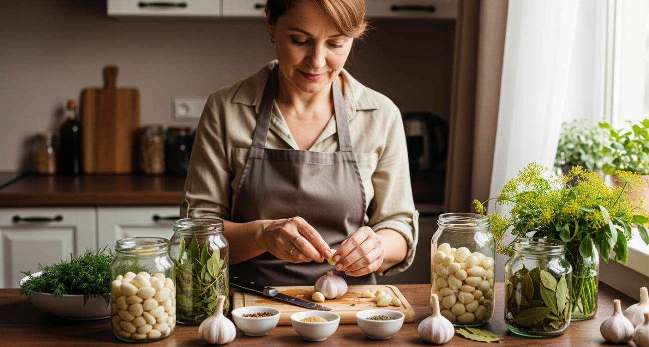 Маринованный чеснок по-грузински без стерилизации — невероятно вкусный секрет, который удивит любого