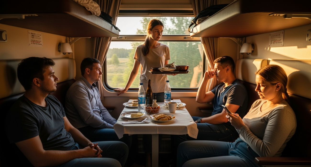 Попутчики нагло отобрали мое место для еды, а потом цинично делали вид, что ничего не случилось