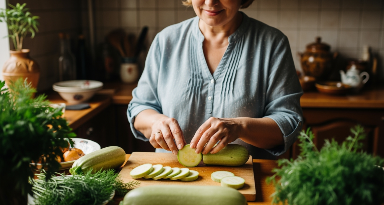 Кабачки летом не жарю и не пеку — делаю закуску к мясу за 15 минут, гости всегда в восторге