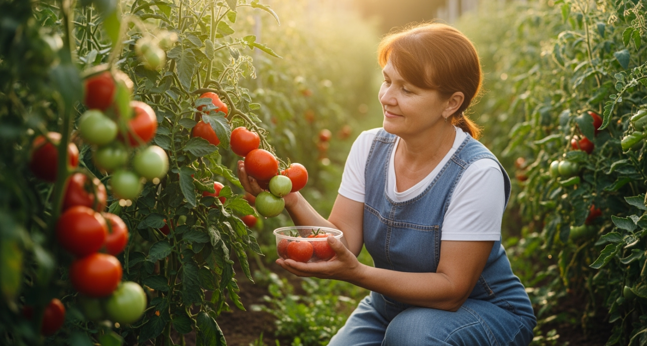 «Кормлю» томаты содой и уже 5 лет собираю помидоры ведрами — простой секрет урожая