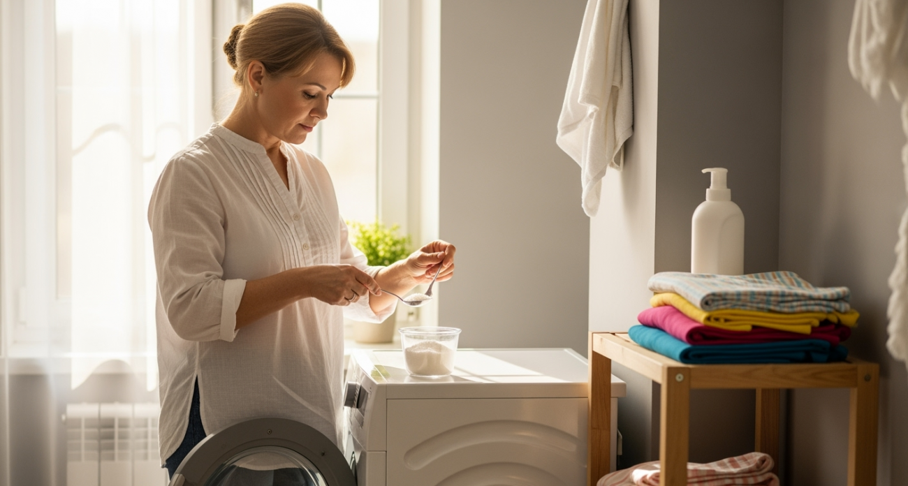 Волшебный метод 8 ложек: даже старые вещи обретут цвет и свежесть всего за 1 стирку