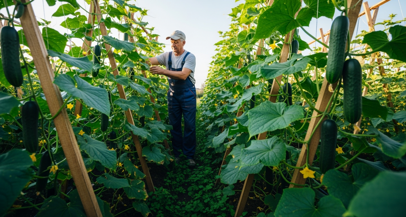 Продлите плодоношение огурцов до морозов: простой секрет, который скрывают опытные дачники
