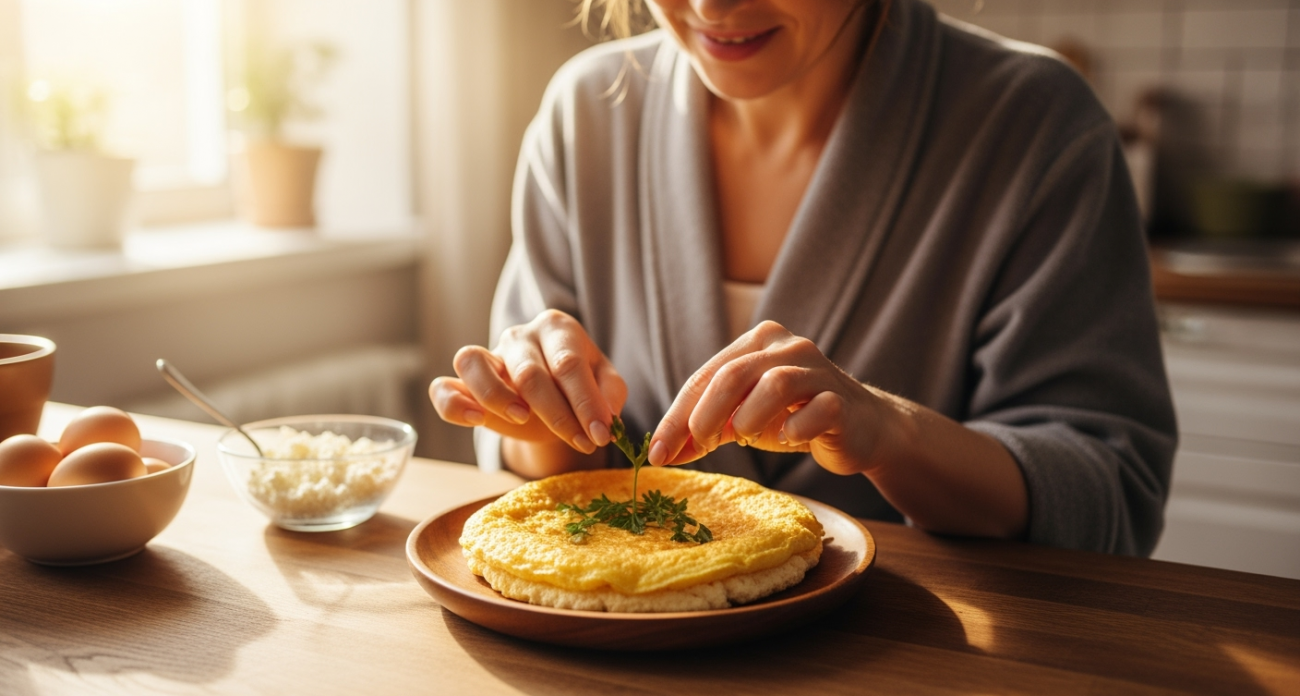 Завтрак за 5 минут из яиц и творога: простой рецепт вкуснятины, который изменит ваше утро