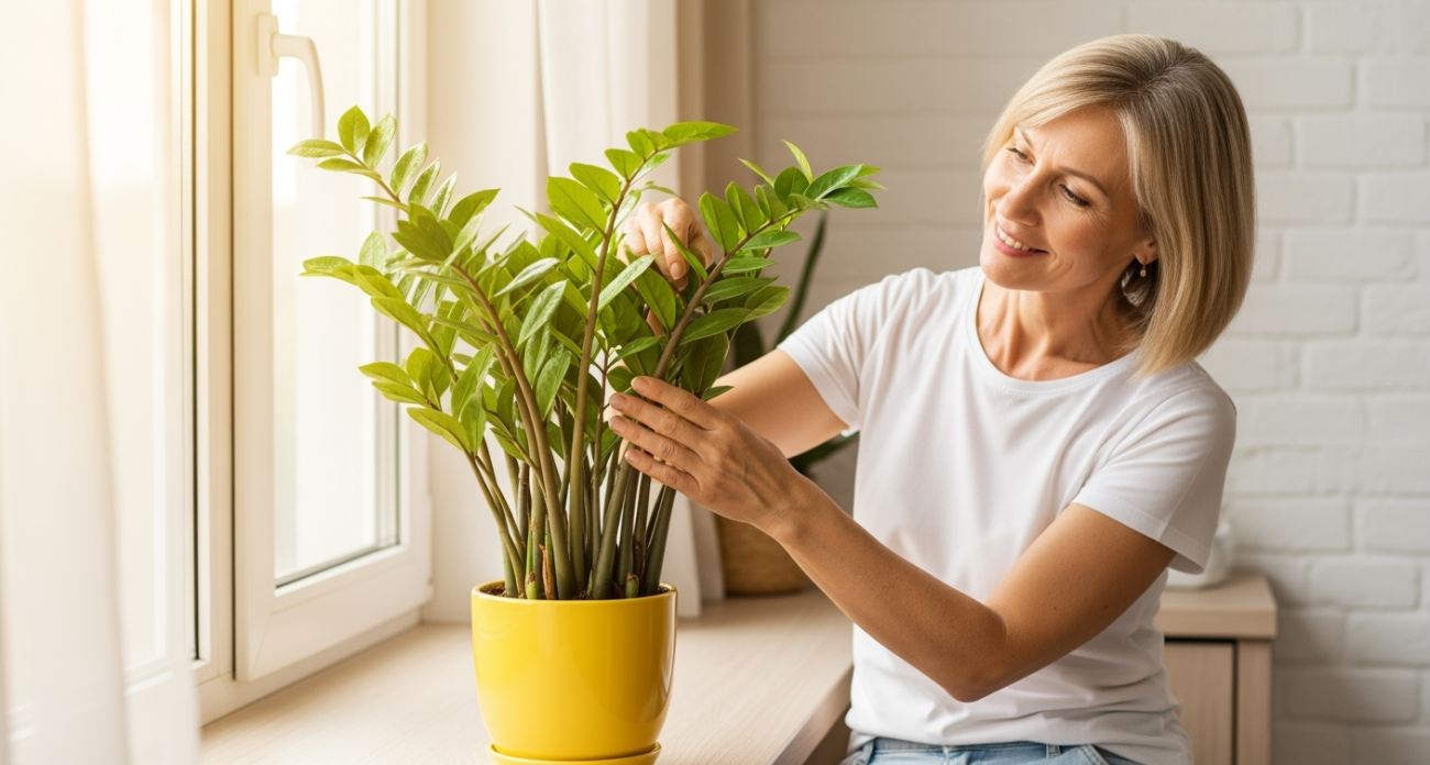 Четыре таблетки — и ваш замиокулькас преобразится до неузнаваемости: множество новых побегов уже в августе
