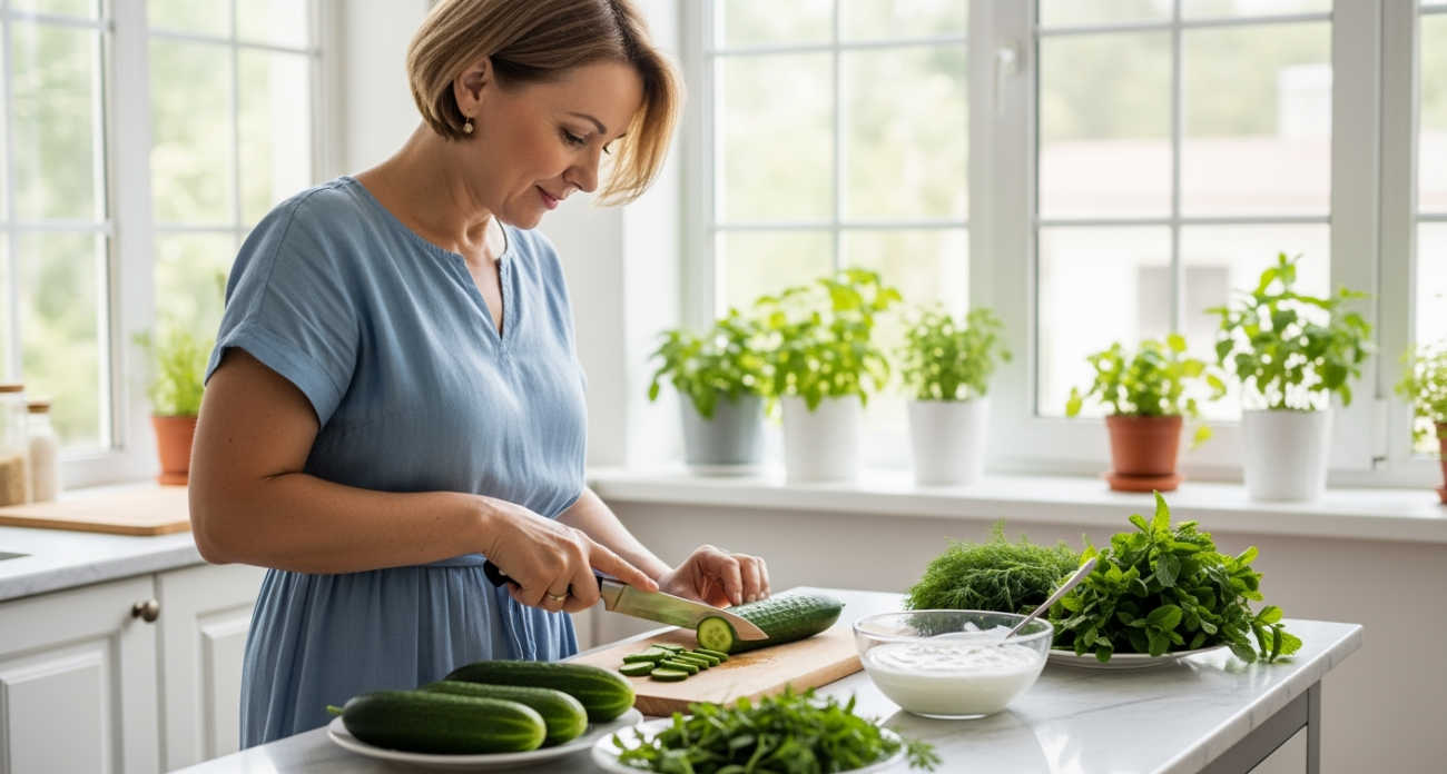 Турецкий повар раскрыл секрет джаджика — холодный перекус за 5 минут, который спасает в жару