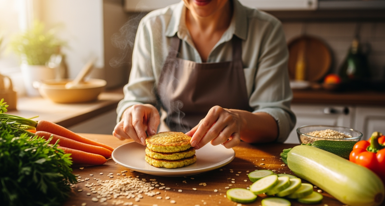 Забудьте про муку: готовлю кабачковые оладьи на овсянке — секрет сезонного рецепта для здоровья и вкуса