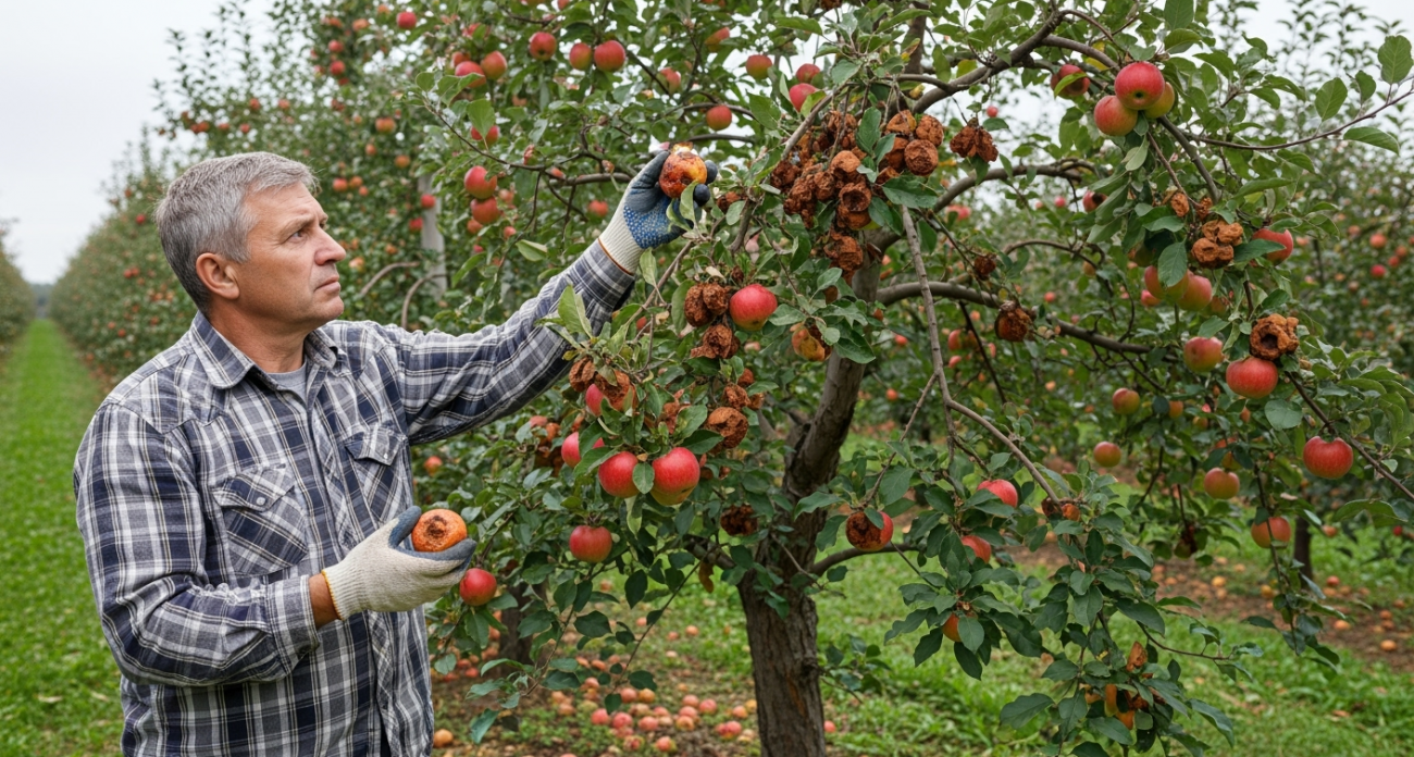Плоды яблони гниют прямо на ветке - биолог раскрыл главную ошибку садоводов и простой способ спасти урожай