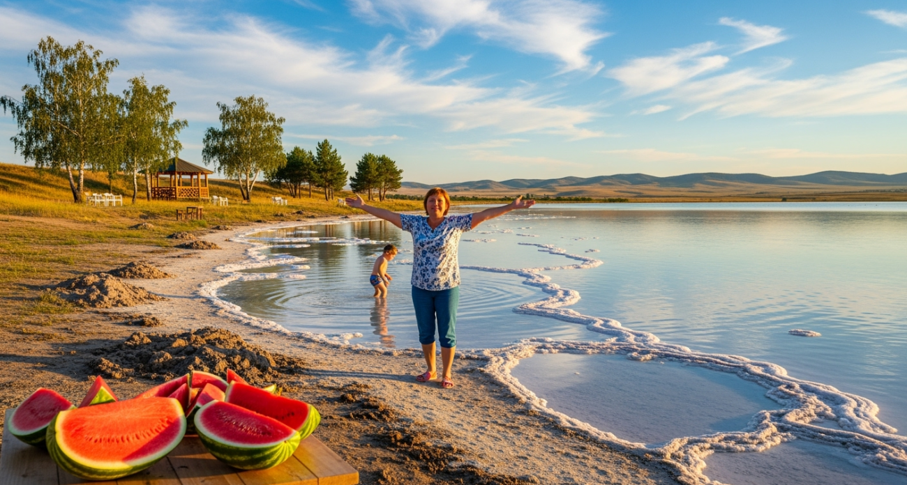 Забытый город-курорт на границе с Казахстаном: соль, грязи и арбузы для идеального отдыха и здоровья