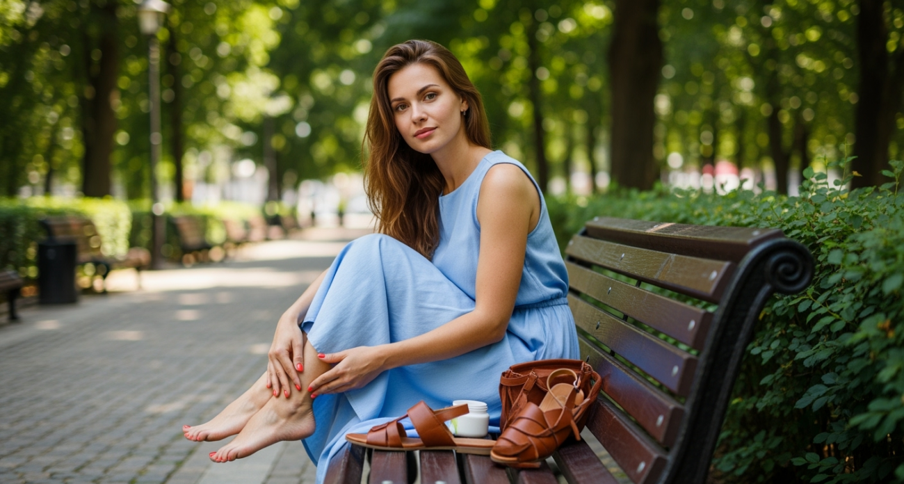 Обрабатываю пятки этим раствором и хожу все лето спокойно — босоножки надеваю без стыда