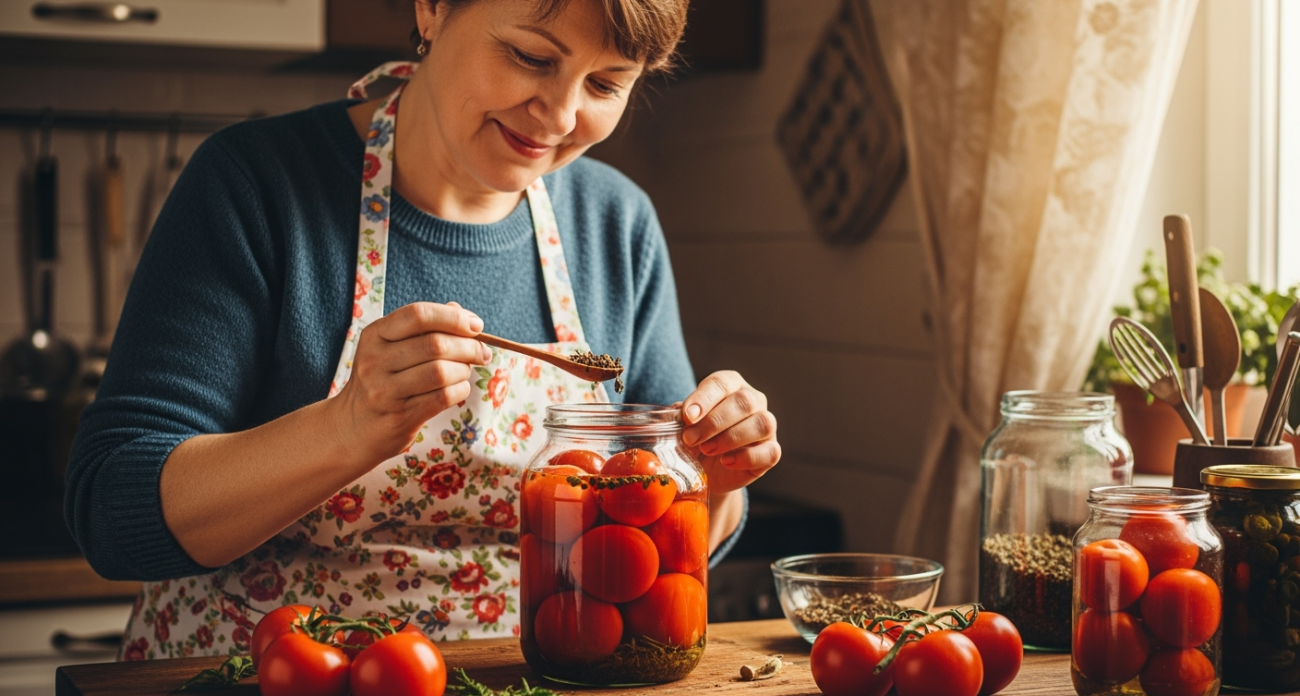 Копеечная приправа из СССР превращает маринованные помидоры в шедевр — соседки умоляют раскрыть секрет