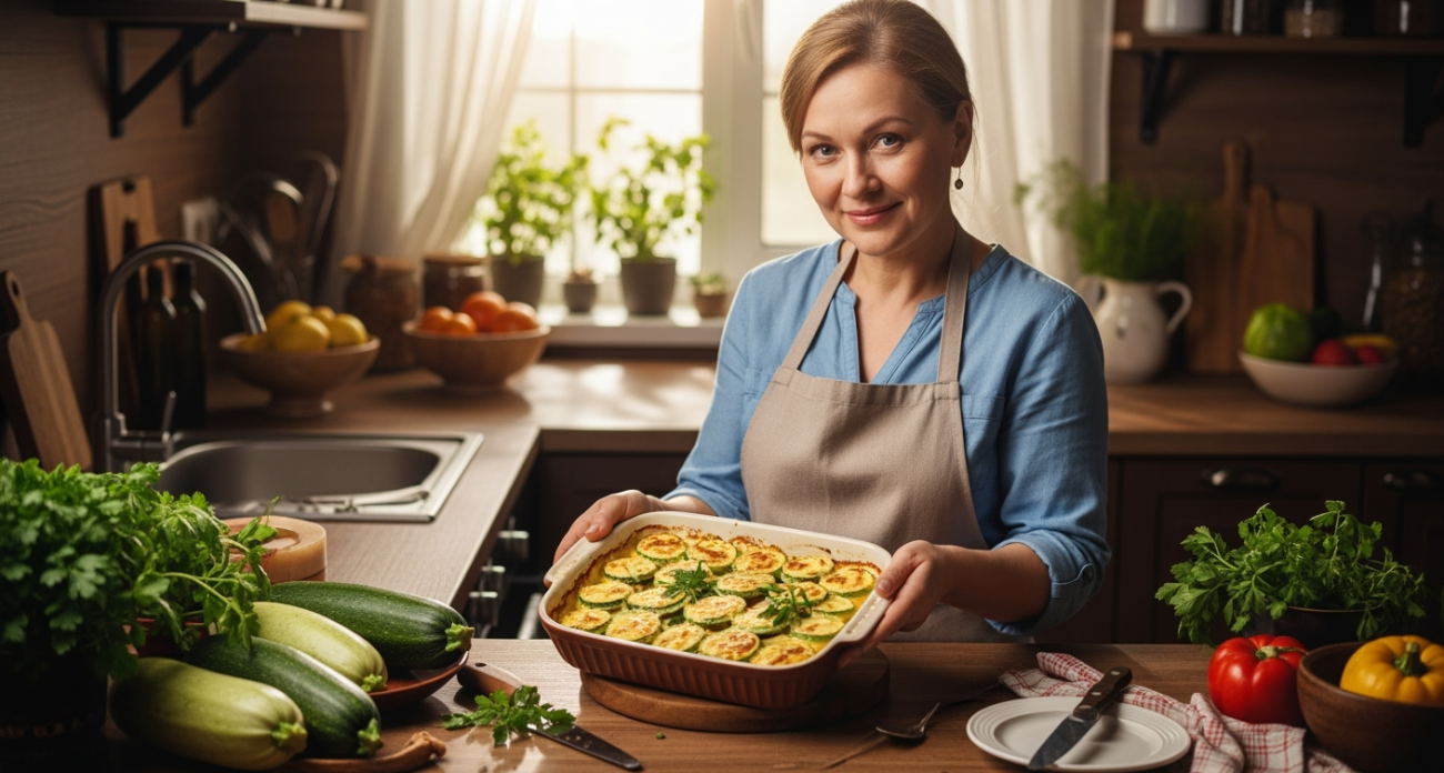 Подруга из Беларуси открыла секрет: нарежьте кабачок кружочками — забудете про мясо навсегда