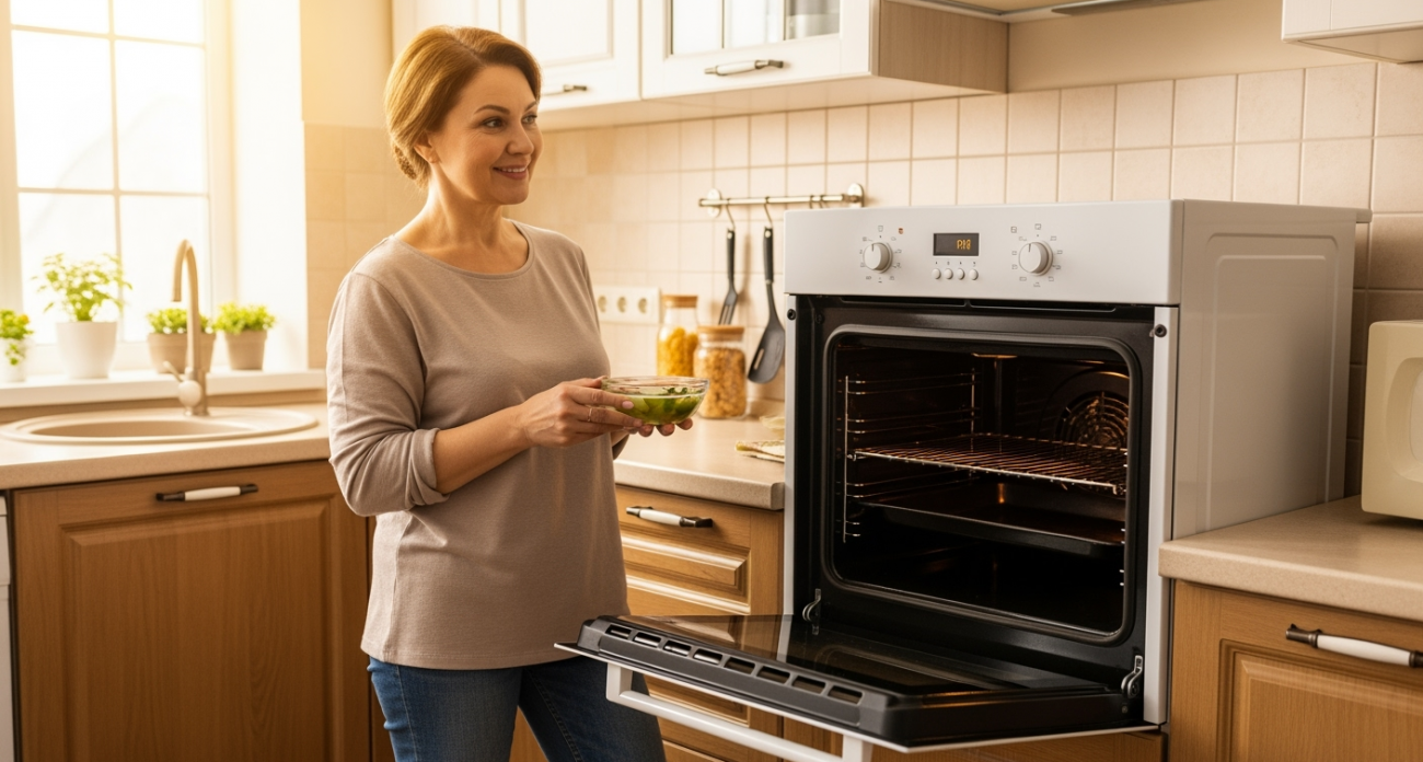 Всего 5 ложек в воду — и ваша духовка засияет: жир и нагар исчезнут без следа