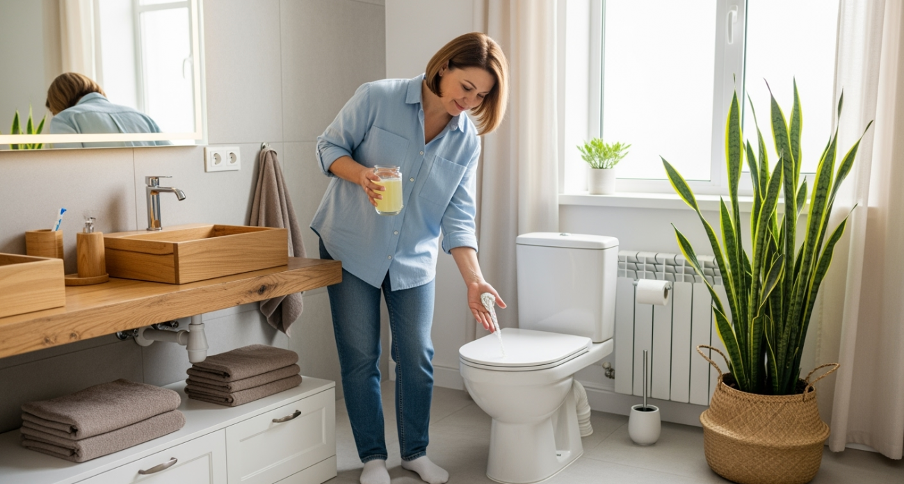 Дно унитаза отмылось за секунды без ершика: залейте это средство — налет сам уползет в трубу