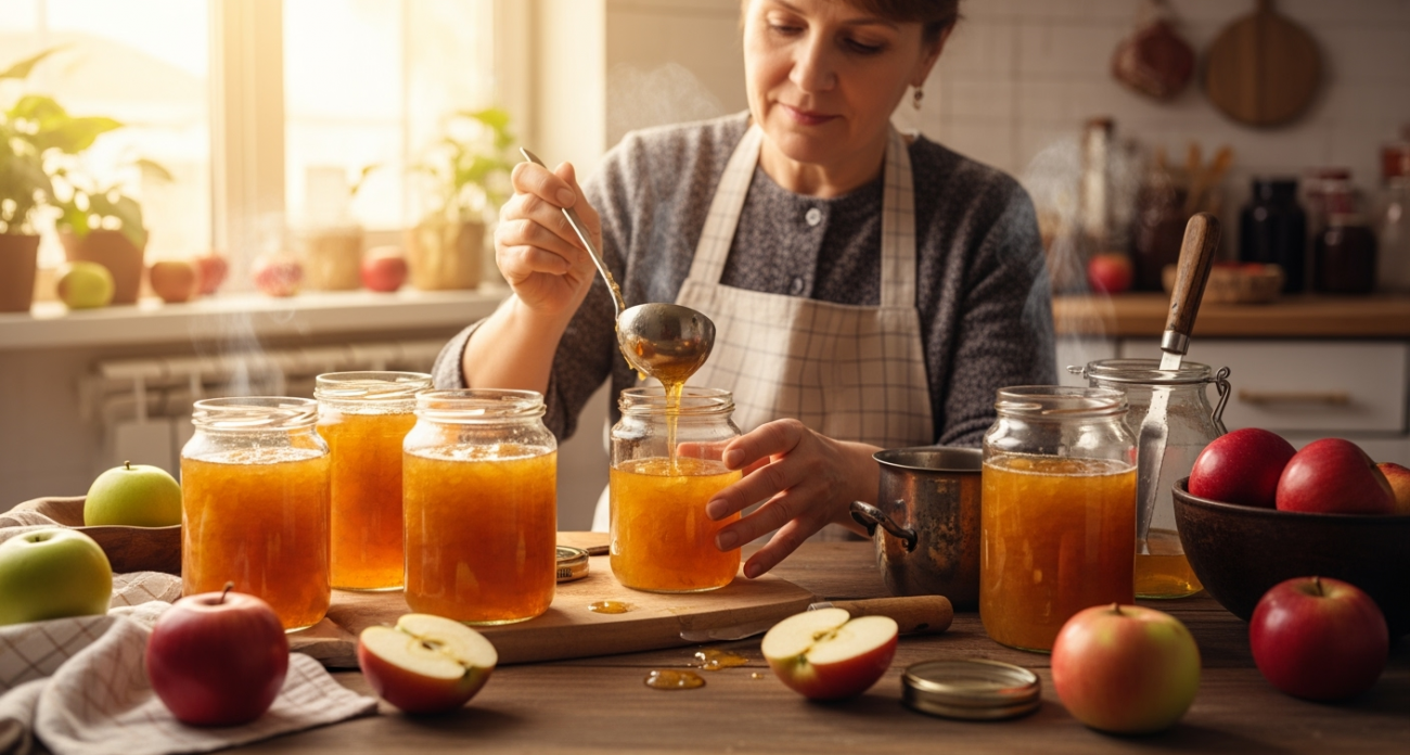 Секрет болгарского яблочного варенья-желе: ароматное лакомство со вкусом меда, которое вы полюбите навсегда