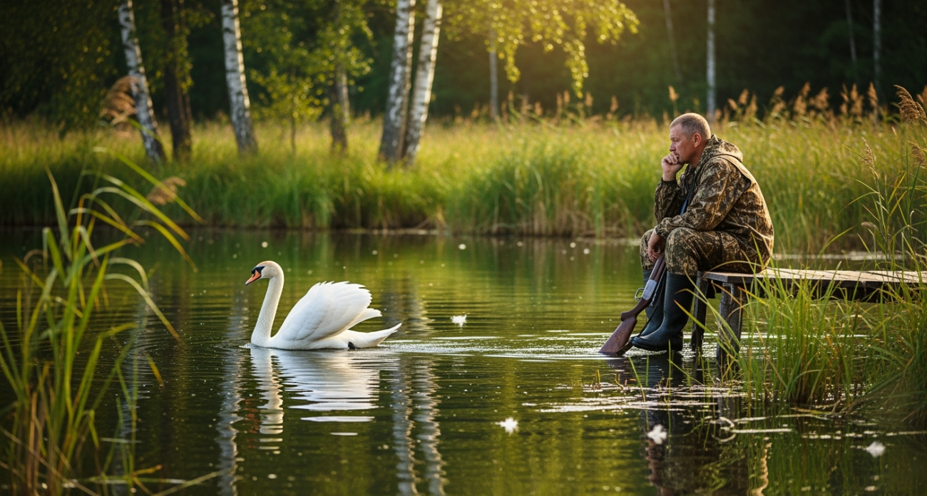 Почему охотники никогда не едят лебедей, хотя мяса там как у страуса - секрет, который знают только опытные
