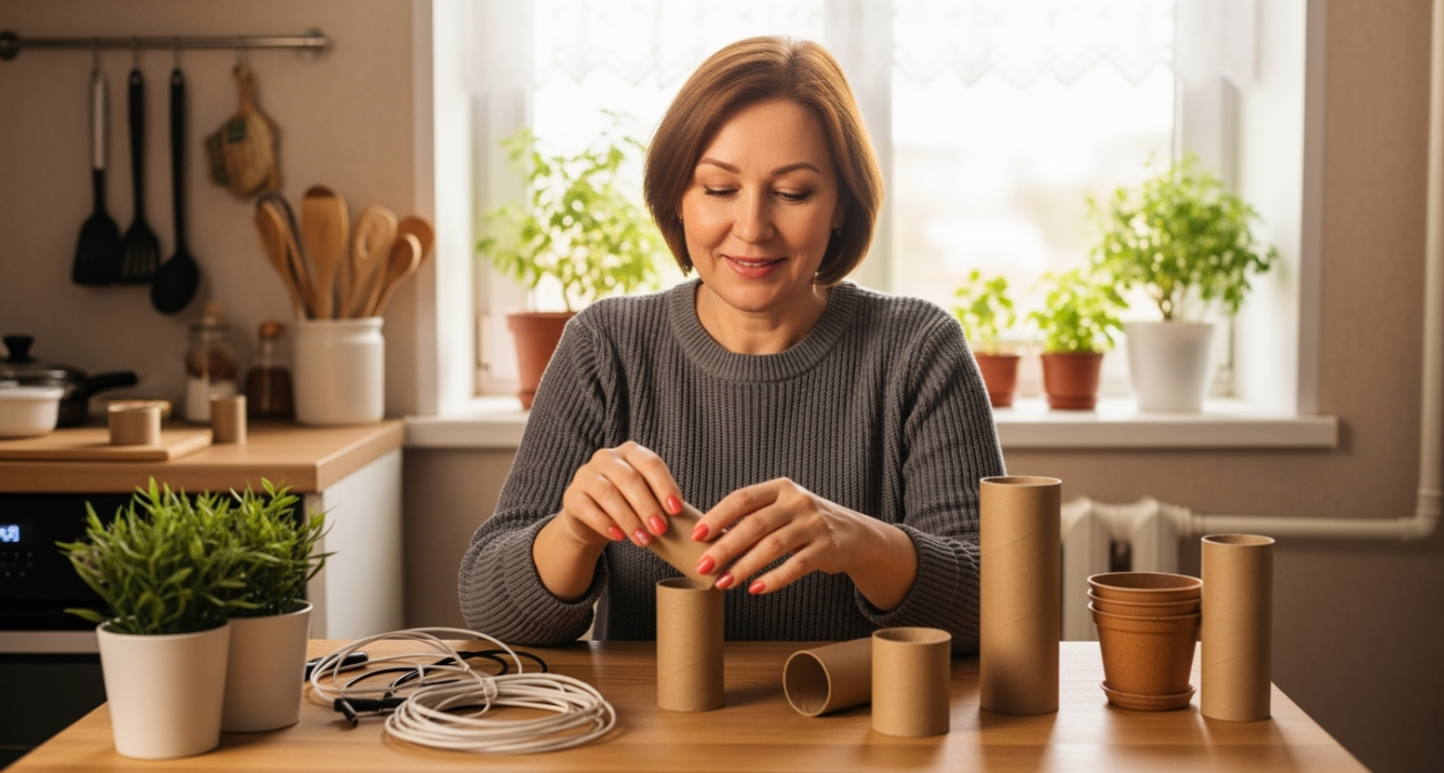 Не выбрасывайте втулку от туалетной бумаги: 4 гениальных лайфхака для решения бытовых проблем