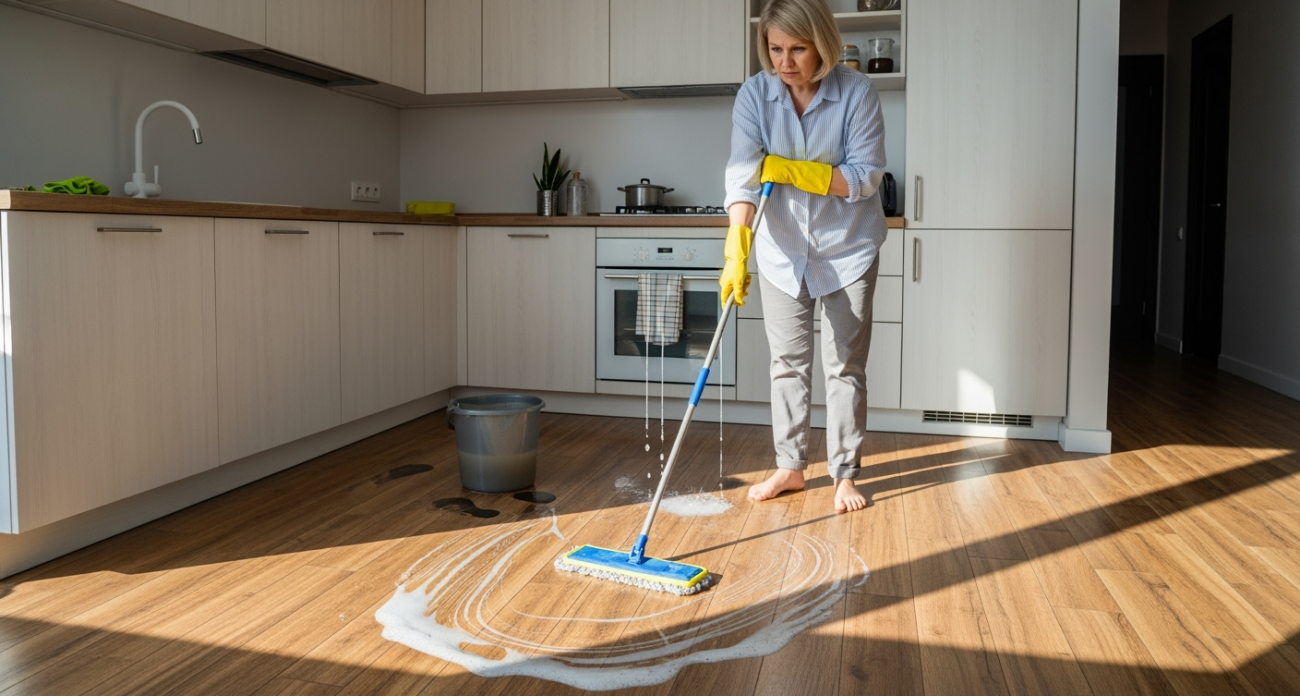 Вся уборка насмарку: 7 фатальных ошибок при мытье полов делают их еще грязнее