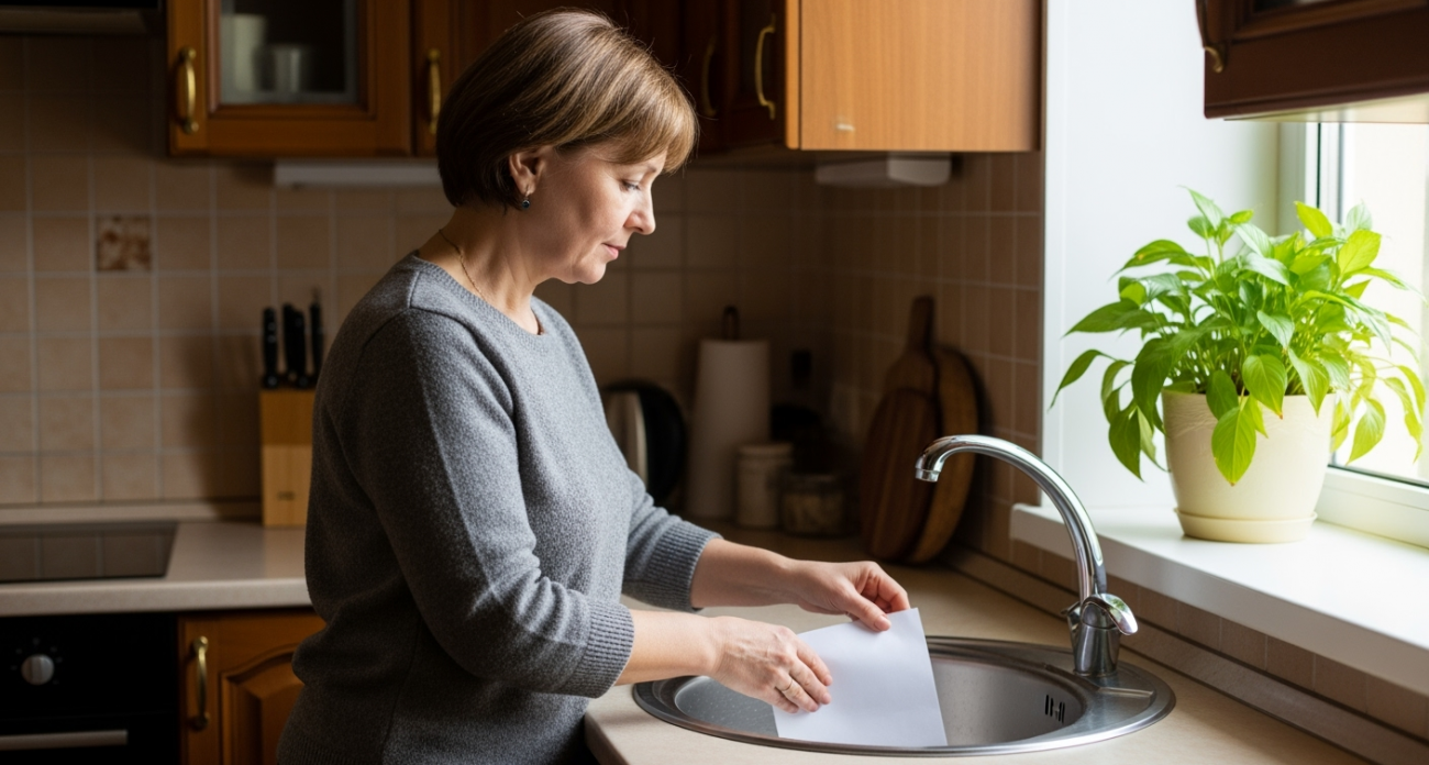 Уезжая надолго, всегда кладу бумагу в раковину и не спускаю воду в унитазе — рассказываю секрет