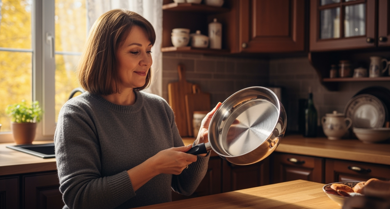 Кладу сковороду в пакет с этим средством — через сутки нагар исчезает без следа, а соседки не могут понять мой секрет