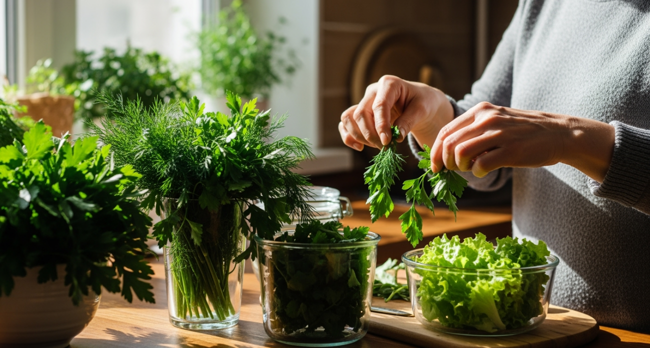 Секрет, который скрывают продавцы зелени: почему я специально делаю "неправильно" и укроп остается свежим неделями