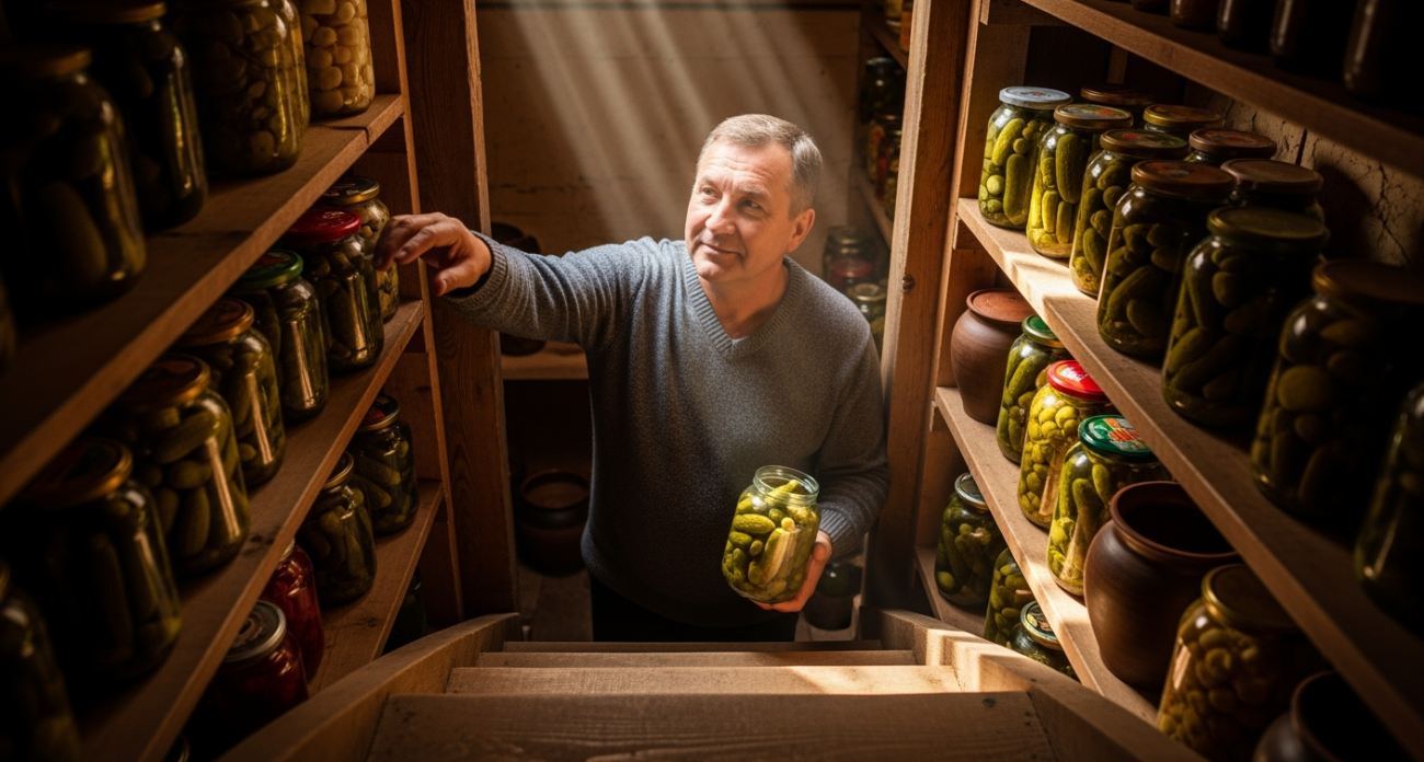 Хрустящие огурцы на зиму по старинному рецепту: секрет который знают не все хозяйки - мужчины "ныряют" в погреб только за ними