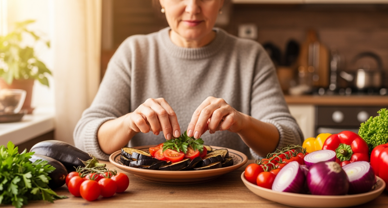Этот летний салат из баклажанов покорил всех: секрет в особой подготовке овощей