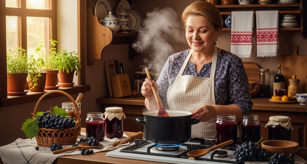 Почему южанки добавляют виноградные листья в варенье: древний секрет, который меняет всё