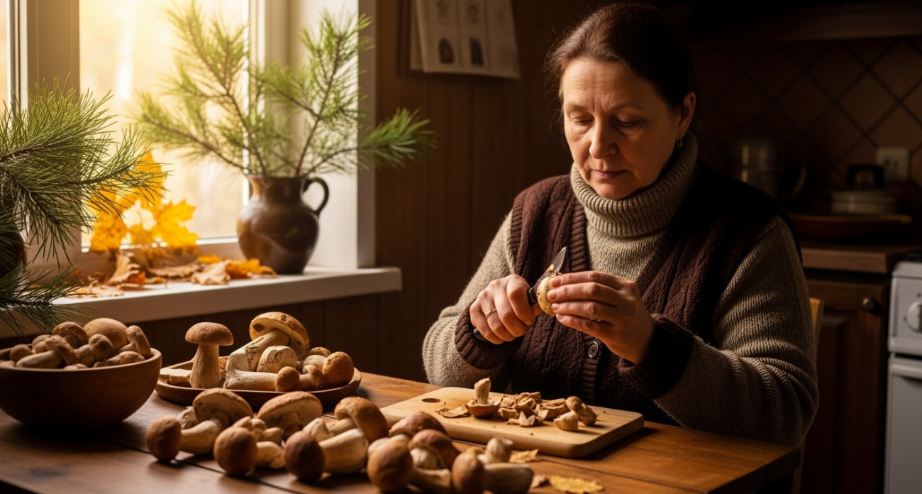 Опасная ошибка 90% грибников: что происходит с маслятами, если не снять эту липкую пленку