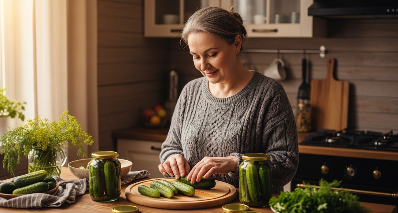 Финский секрет хрустящих огурцов: всего 3 минуты варки, и заготовка готова на всю зиму