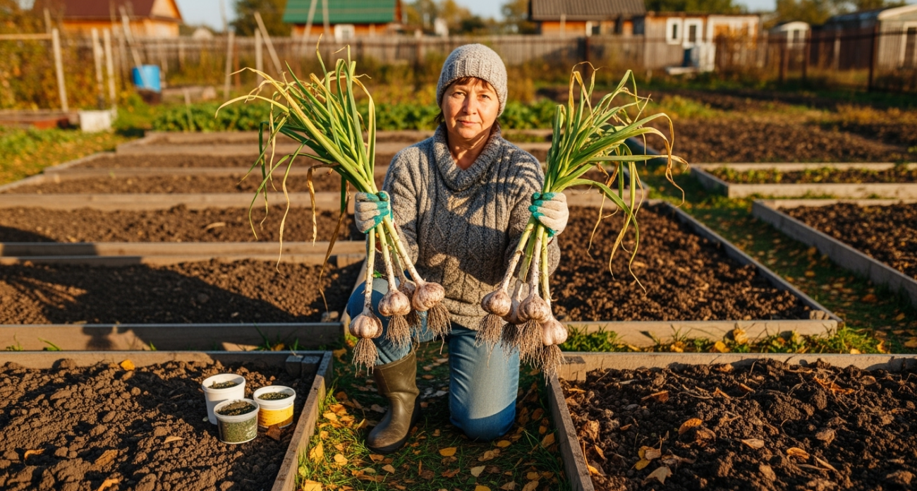 На рынке вокруг моего чеснока собираются толпы — три простых действия превратили обычные головки в калиброванные гиганты