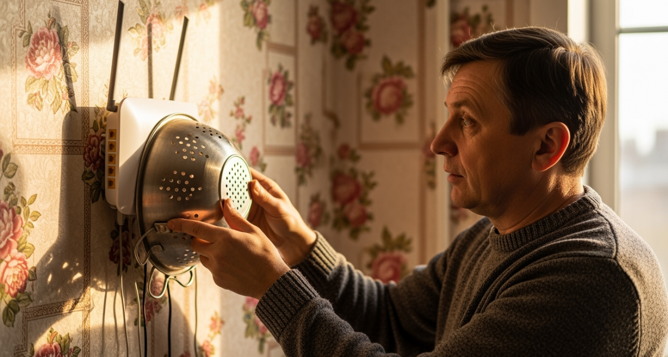 Обычный дуршлаг с кухни удваивает скорость интернета: IT-специалисты раскрыли секрет, который скрывают производители роутеров